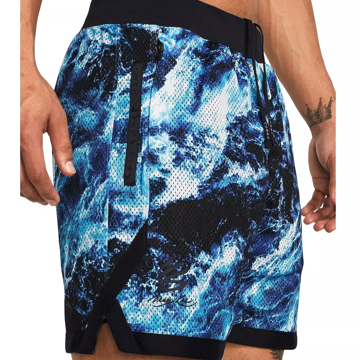 + Bruce Lee Curry Lunar New Year Mesh Shorts 'Be Water'