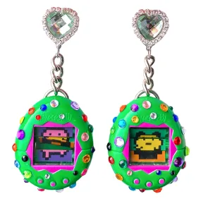 1997 Vintage Tamagotchi Charm Earrings