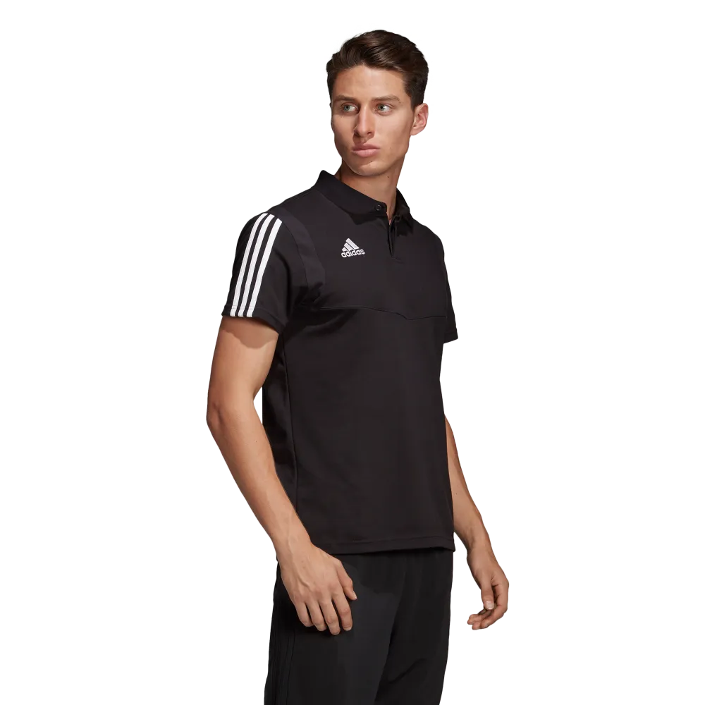 Adidas Adult Tiro 19 Polo (Black/White)