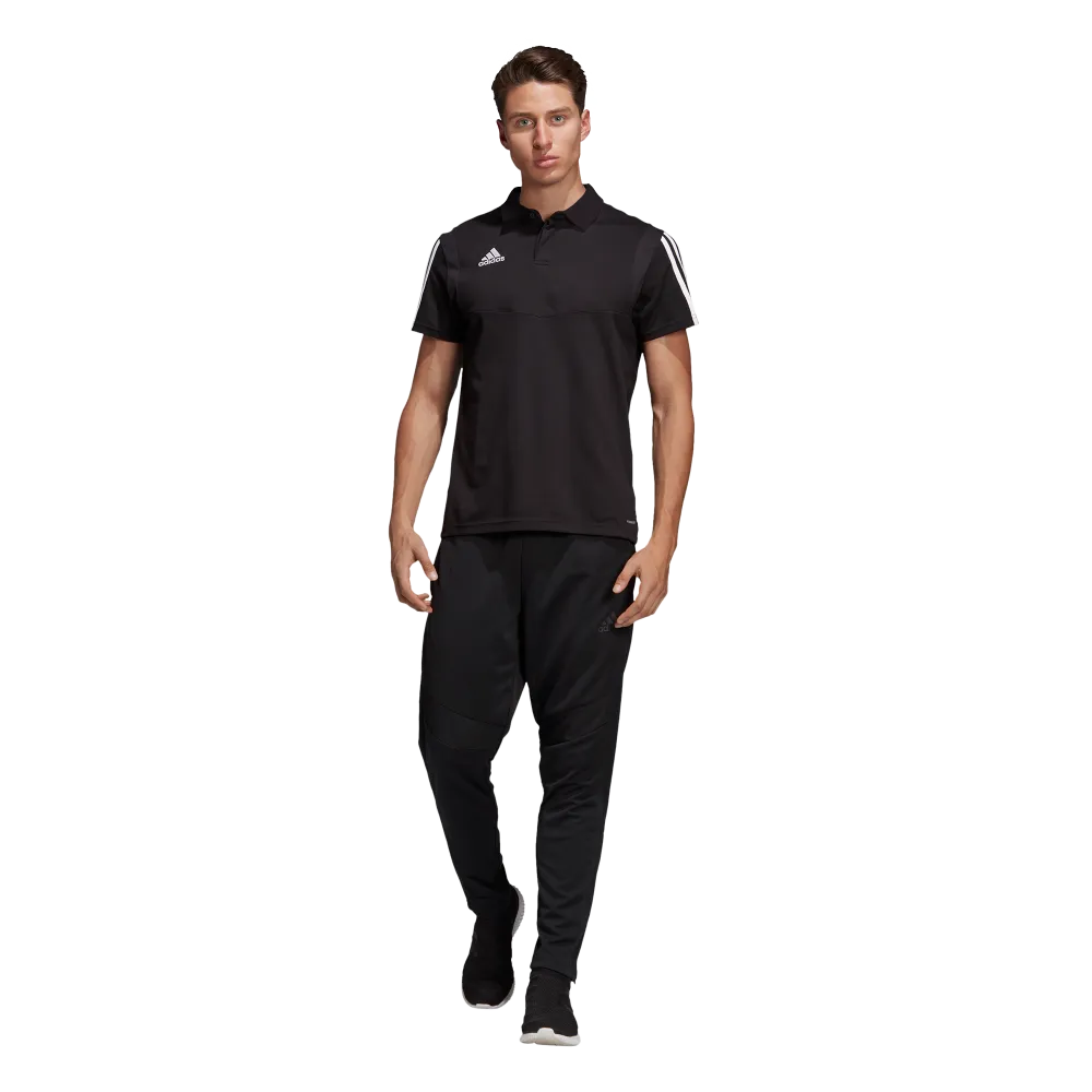 Adidas Adult Tiro 19 Polo (Black/White)