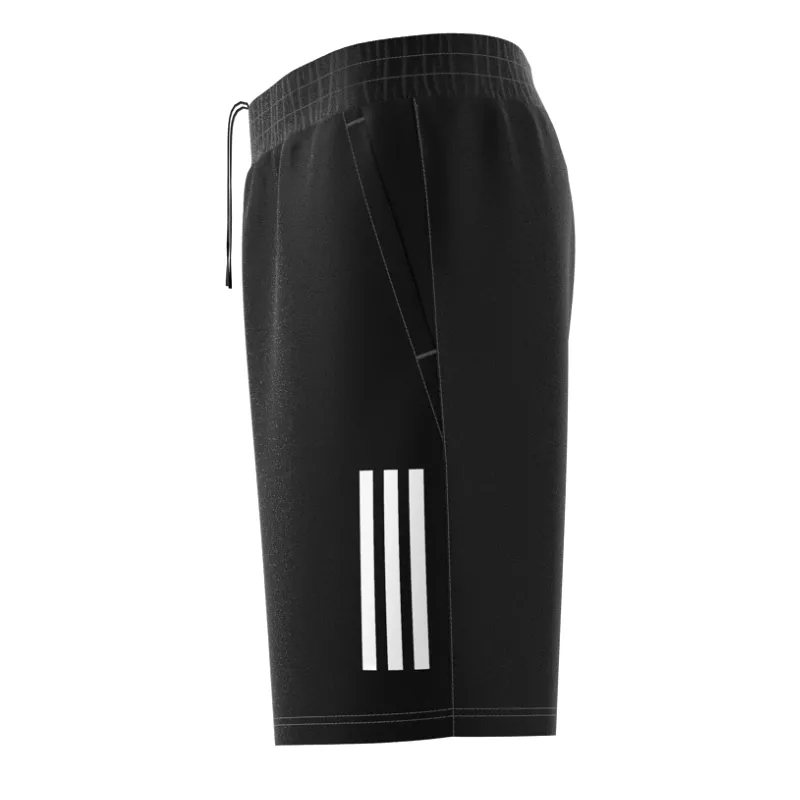 Adidas Club 3 Stripes Men Tennis Shorts - Black