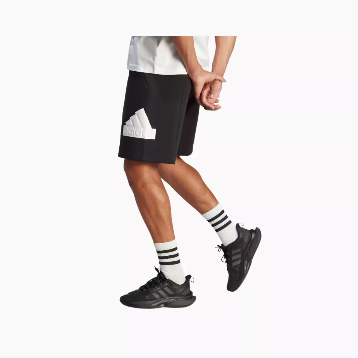 Adidas Future Icons Badge Of Sports Men's Shorts -Black / White