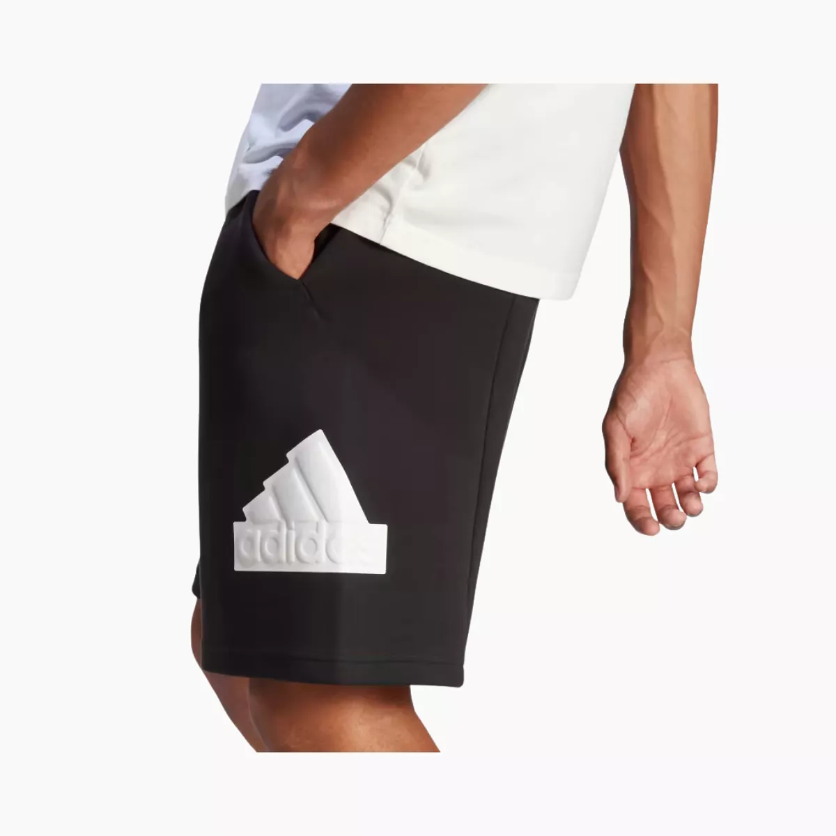 Adidas Future Icons Badge Of Sports Men's Shorts -Black / White