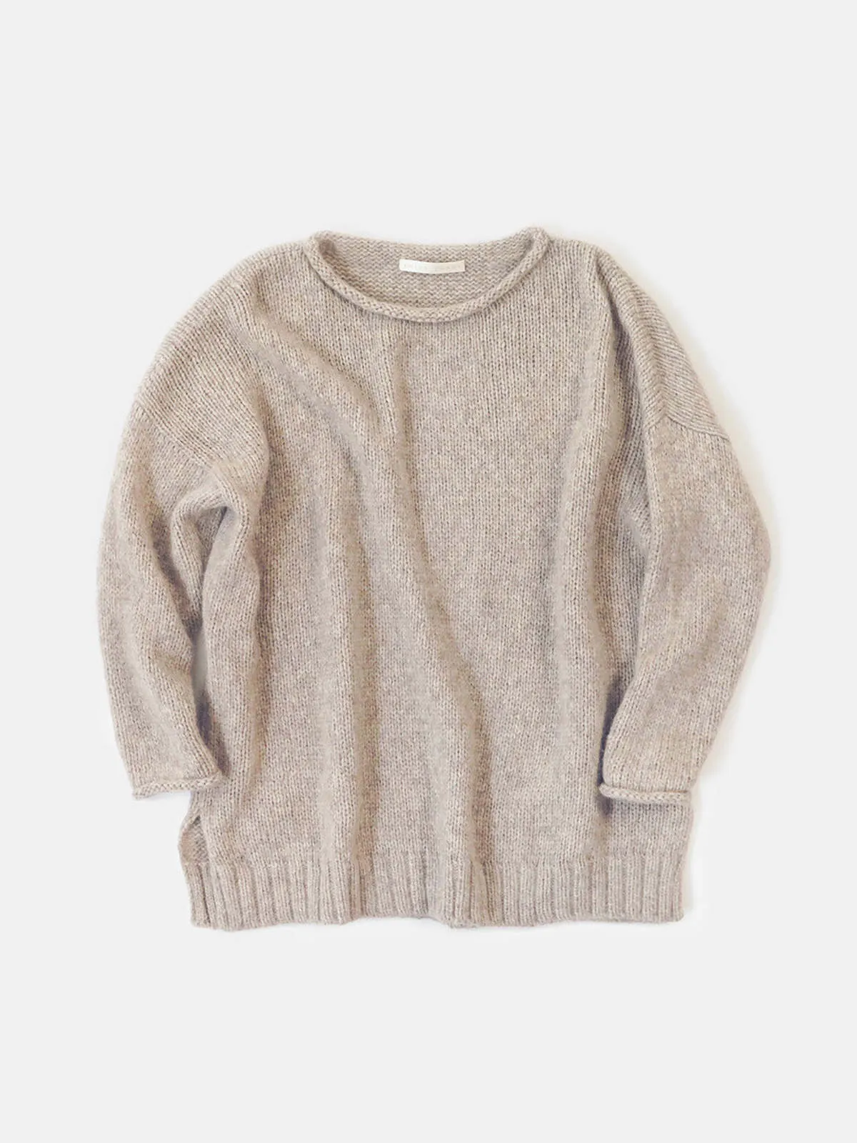 Alpaca Rollneck Sweater - Fawn