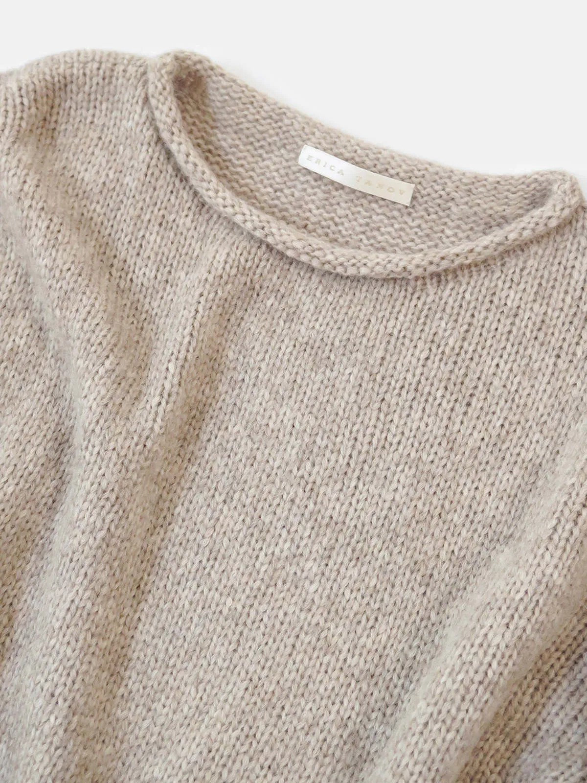 Alpaca Rollneck Sweater - Fawn