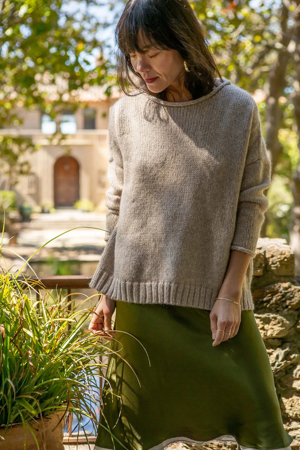 Alpaca Rollneck Sweater - Fawn