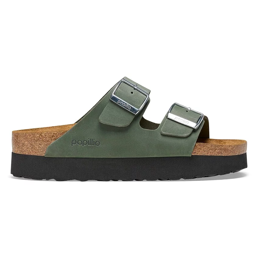 Arizona Platform Nubuck Leather