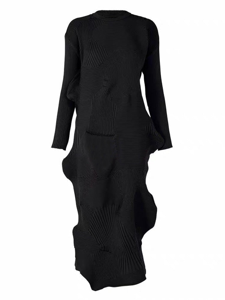 Ashore Shop Asymmetrical Knitting Dress For Women Super Stretchy One Size