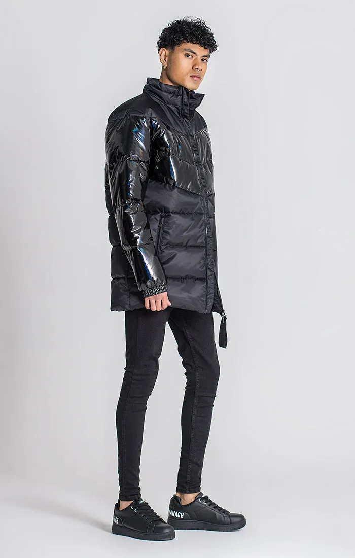 Black Division Puffer Coat