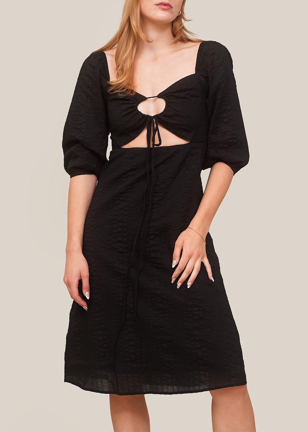 Black Jules Midi Dress