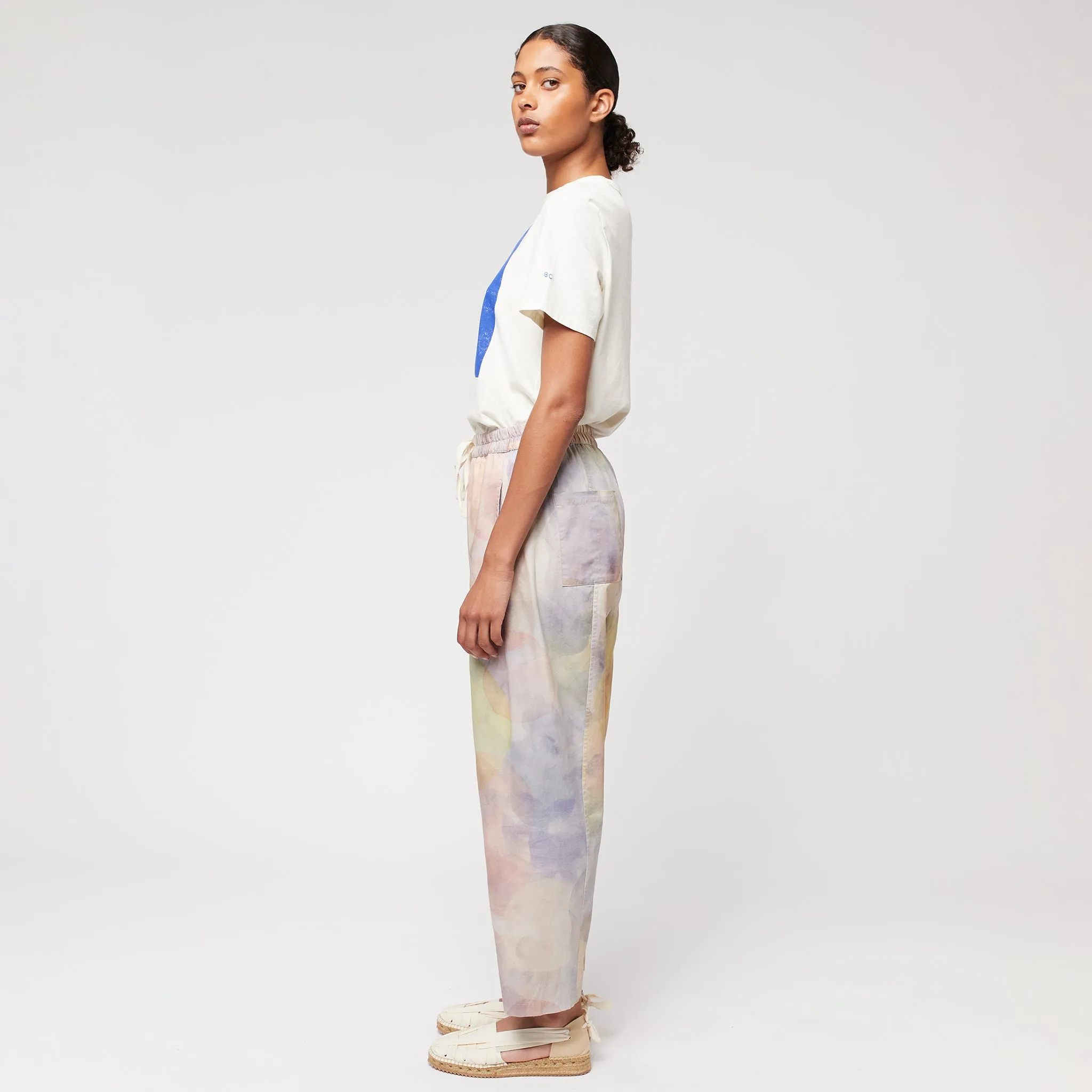 Bobo Choses Woman Cocoon Pants Multicolour Skylight Print