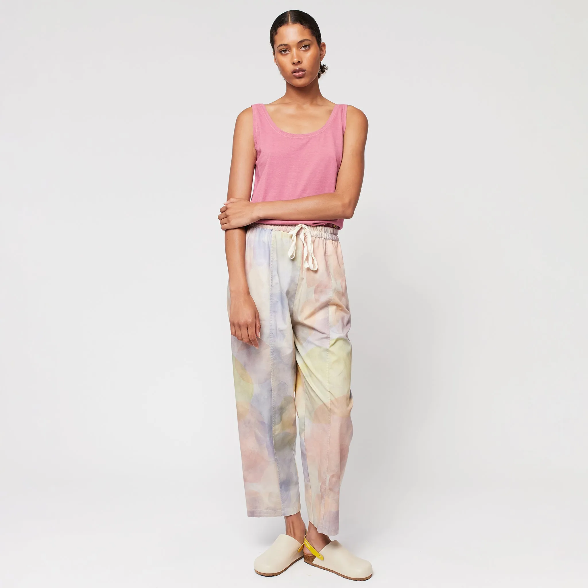 Bobo Choses Woman Cocoon Pants Multicolour Skylight Print