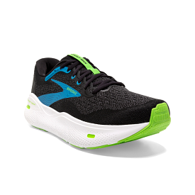 Brooks Men's Ghost Max Wide Black/Atomic Blue/Jasmine