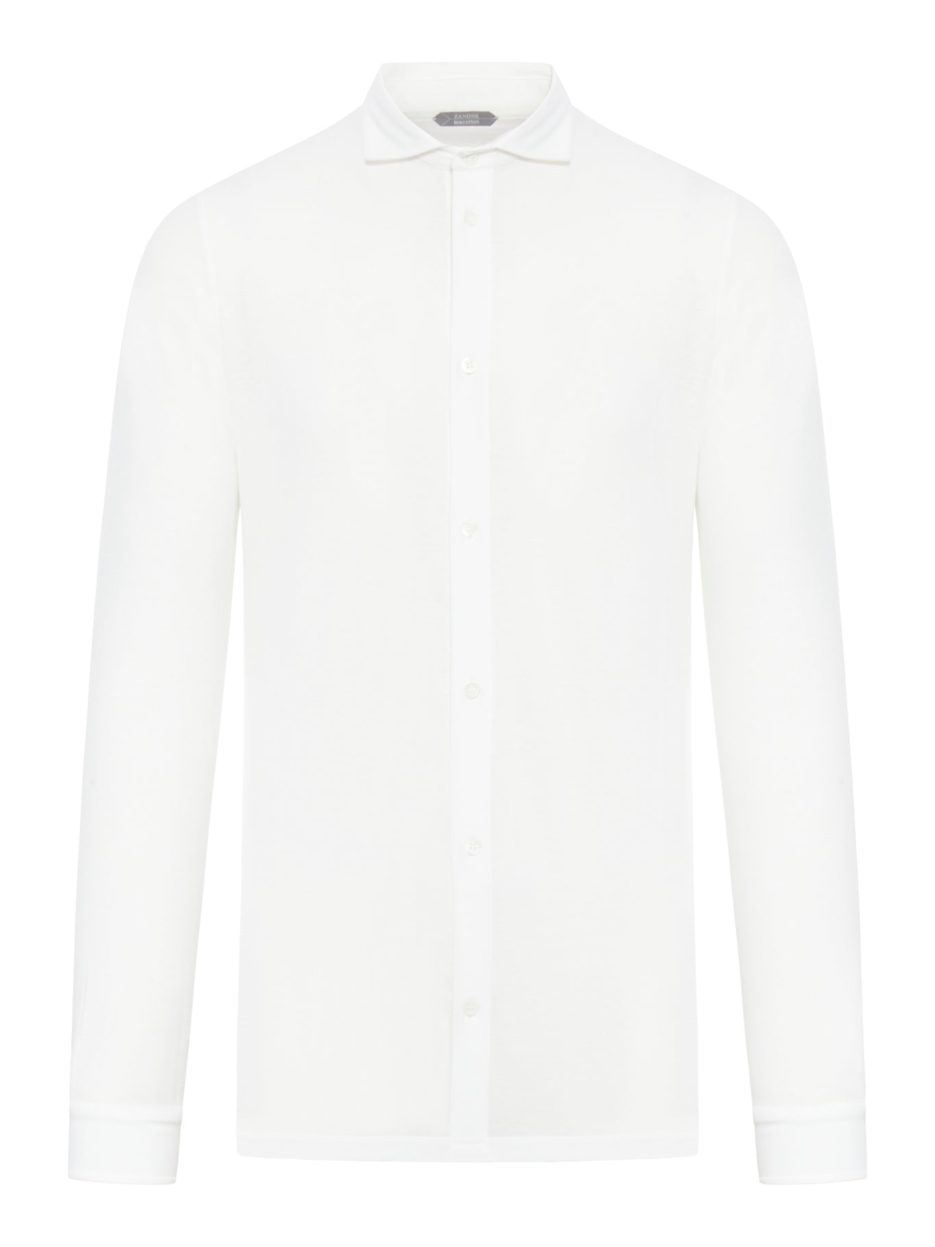 button-down fastening shirt