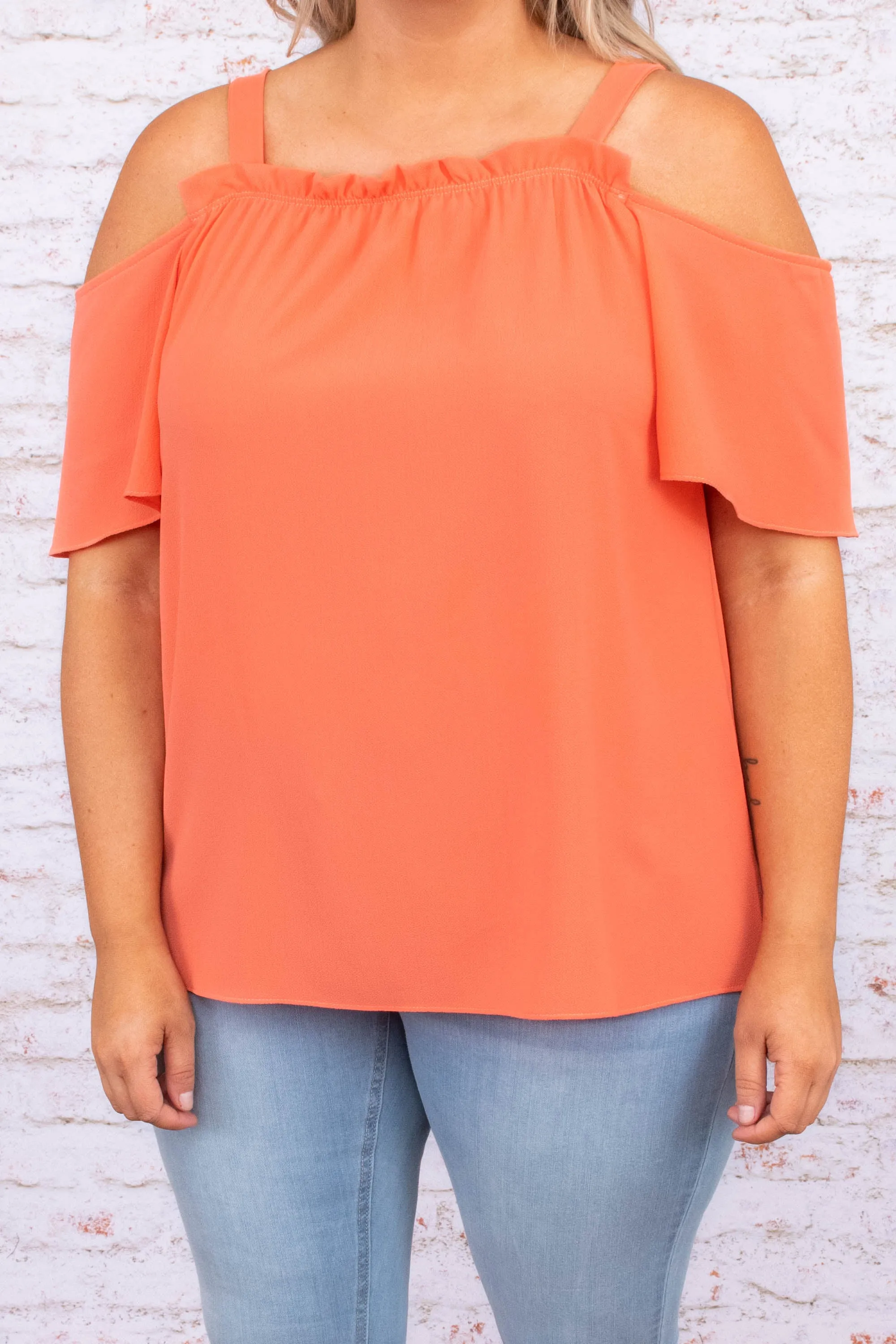 Clean For Spring Top, Peach