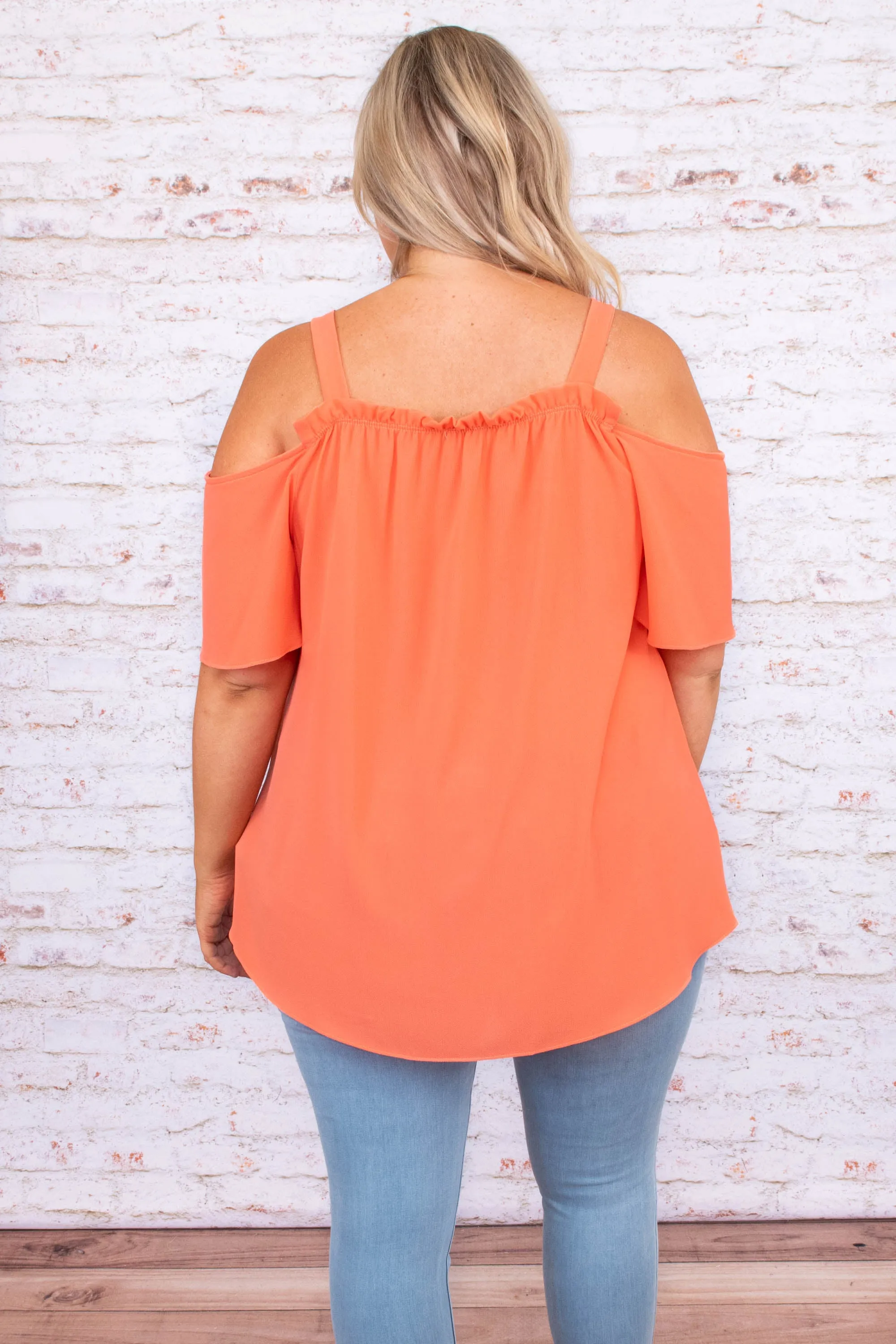 Clean For Spring Top, Peach