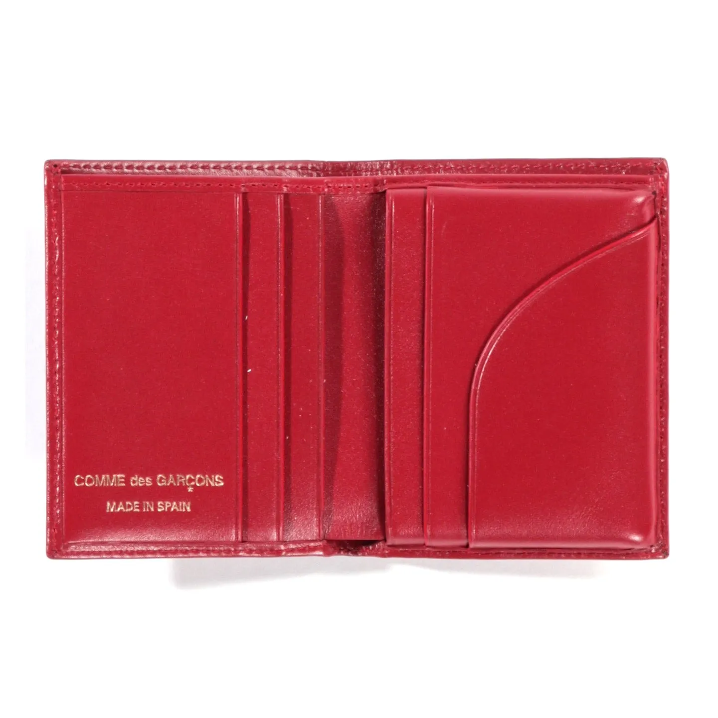 COMME DES GARCONS SA0641 CLASSIC LEATHER WALLET RED