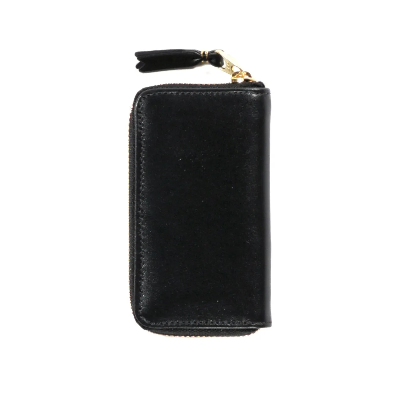 COMME DES GARCONS SA410X CLASSIC LEATHER ZIP WALLET BLACK