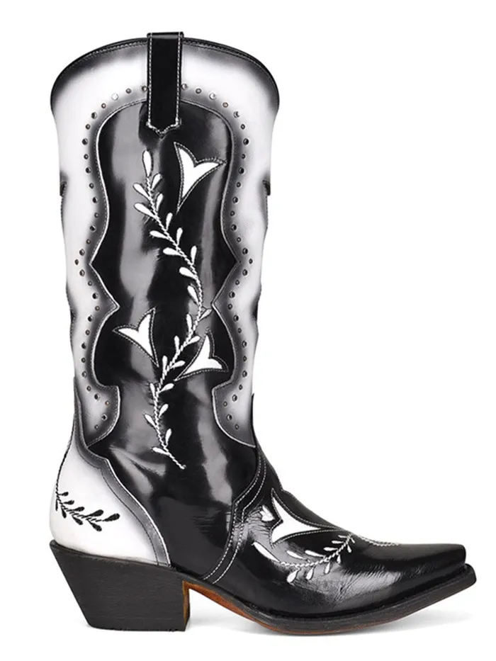 Corral Z0132 Ladies Embroidery Cutouts And Studs Western Boot Black