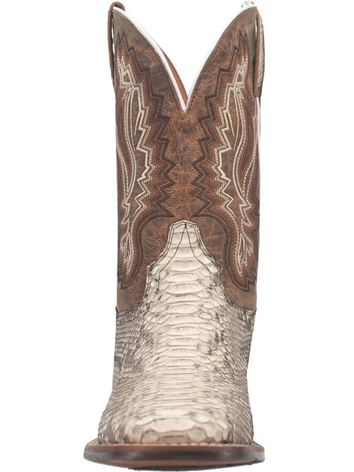 Dan Post DP4917 Mens BRUTUS Python Western Boot Natural