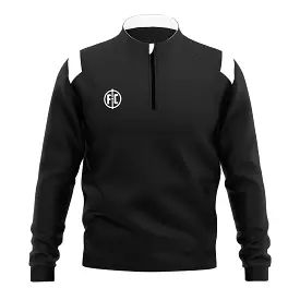 FC Contrast 1/4 Zip - Black/White