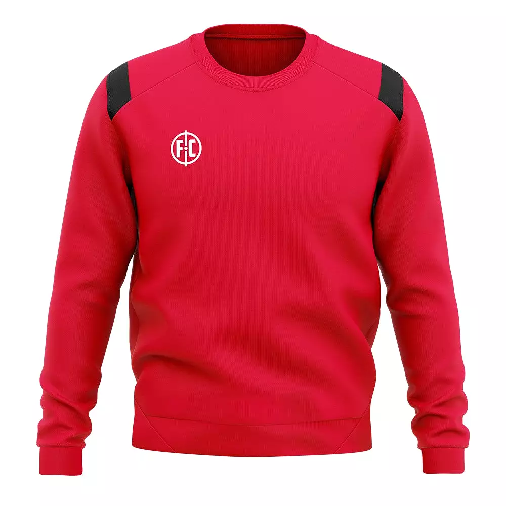 FC Contrast Sweatshirt - Red/Black