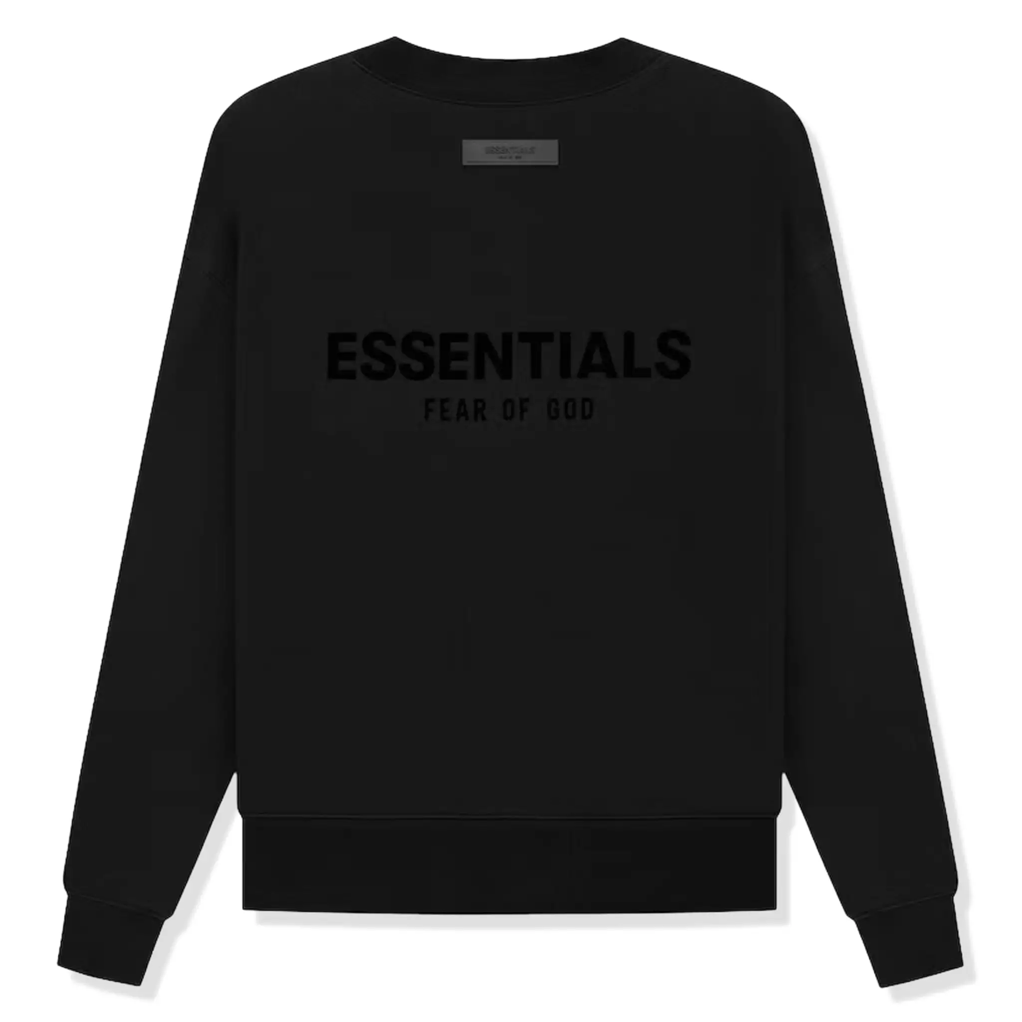 Fear of God Essentials Black Crewneck (SS22)