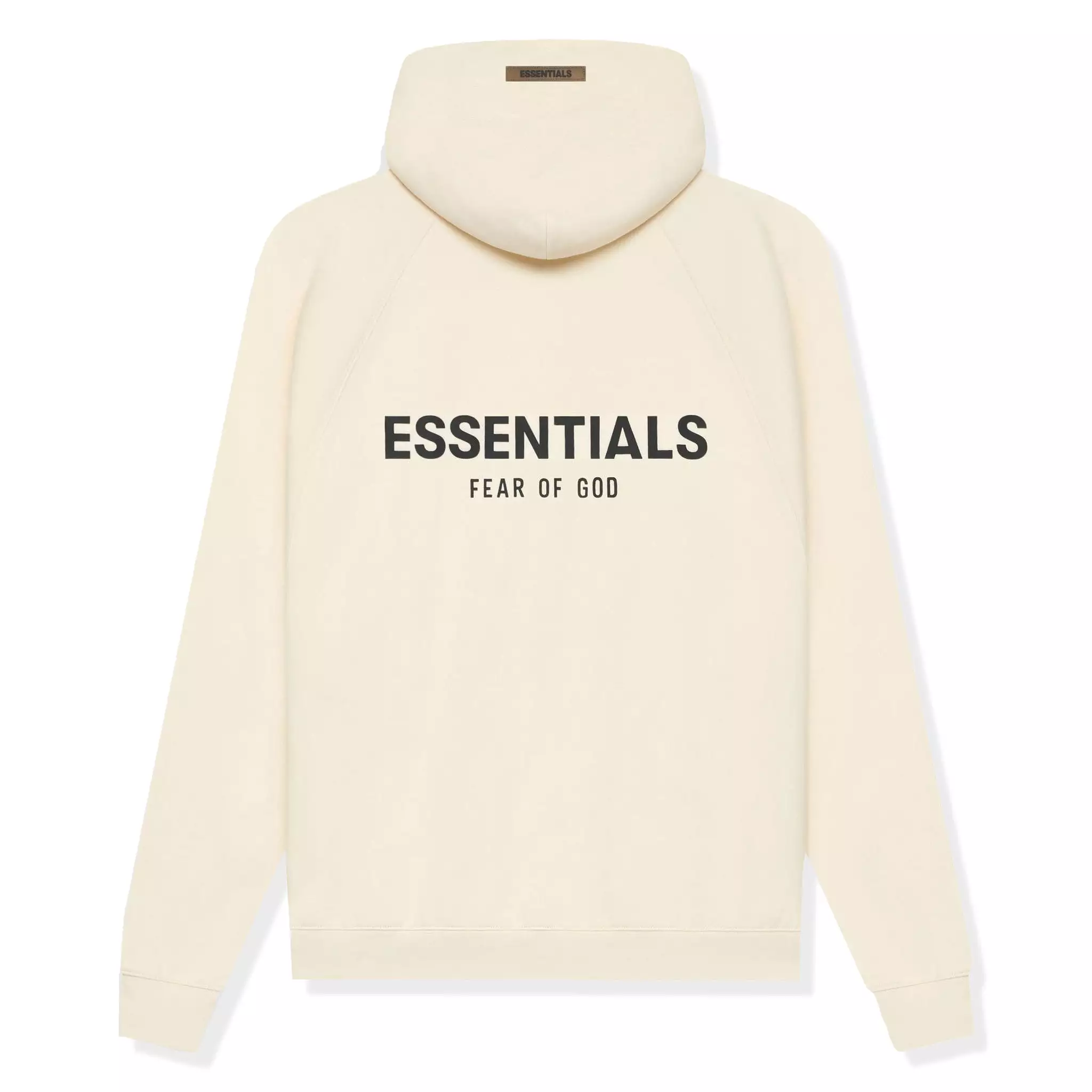 Fear Of God Essentials Reverse Logo Buttercream Hoodie (SS21)