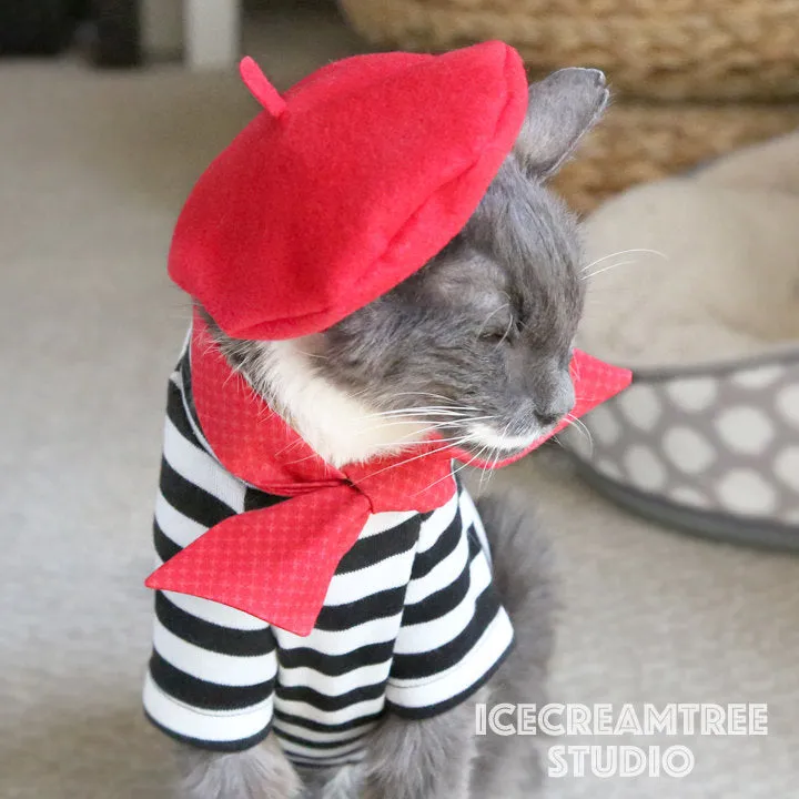 French Look Outfit Set - Pet Clothing