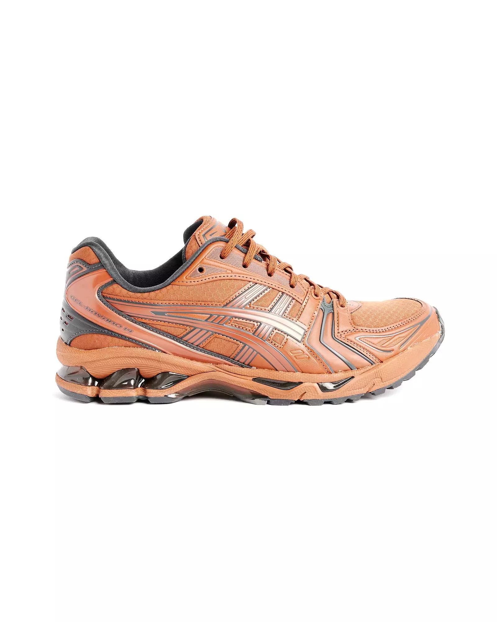 Gel-Kayano 14 in Rusty Brown/Graphite Grey