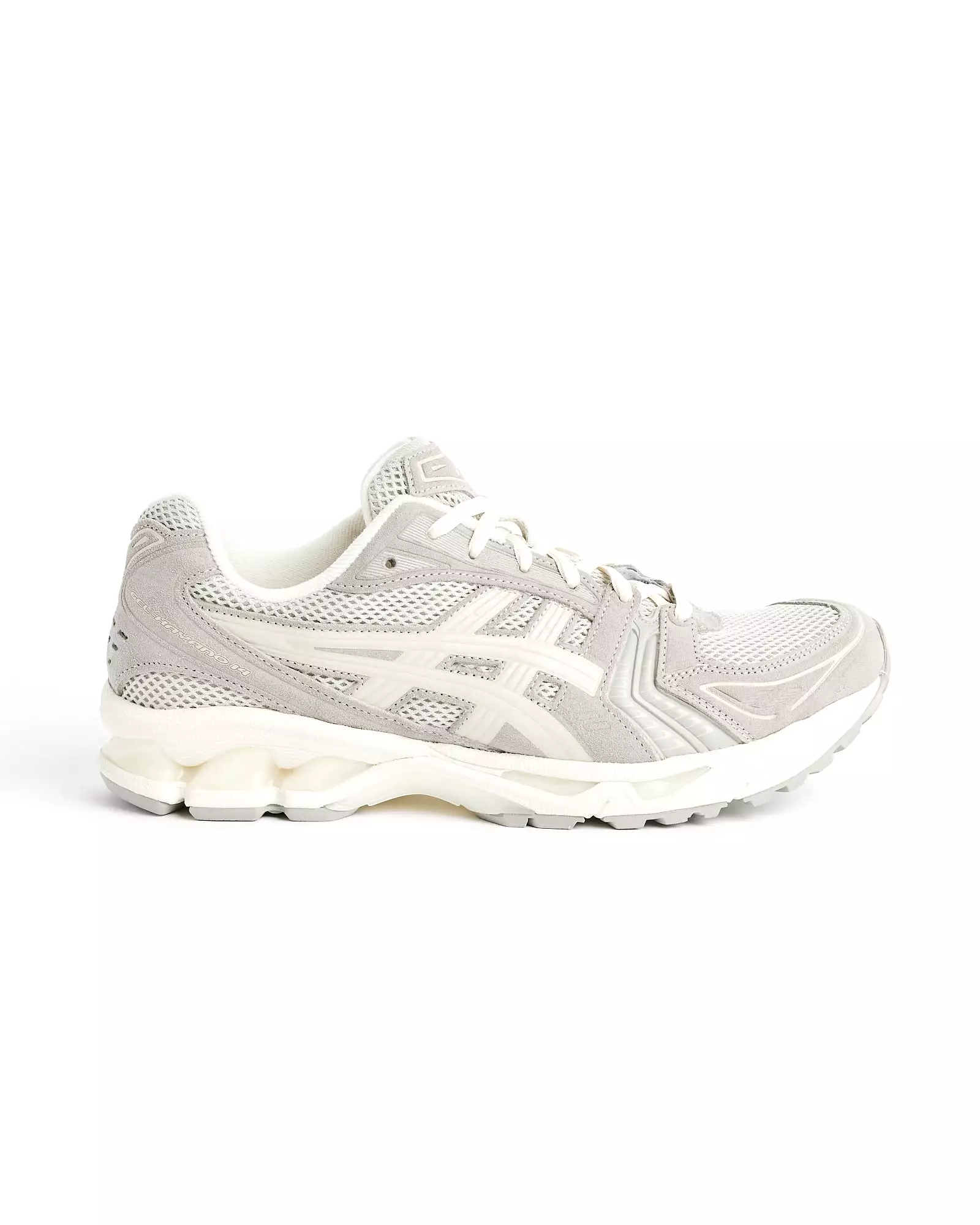 Gel-Kayano 14 in White Sage/Smoke Grey