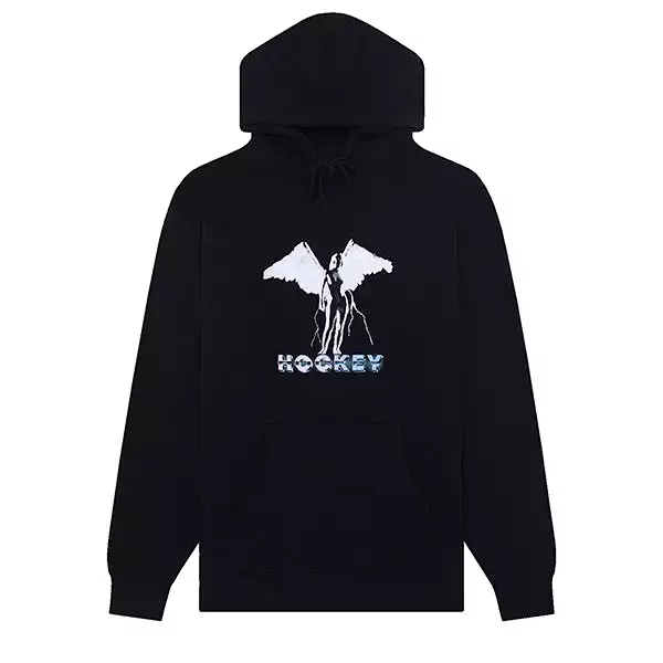 Hockey Angel Hoodie Black