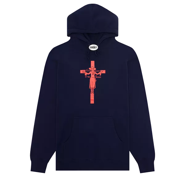 Hockey Sweet Heart Hoodie - Navy