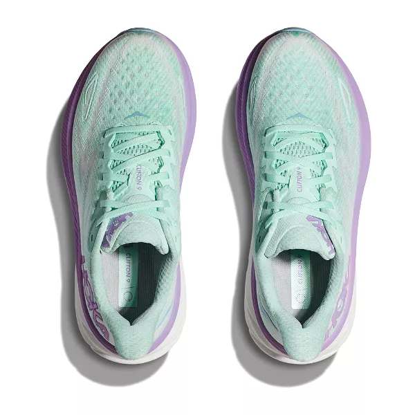 HOKA Women's Clifton 9 Sunlit Ocean/Lilac Mist