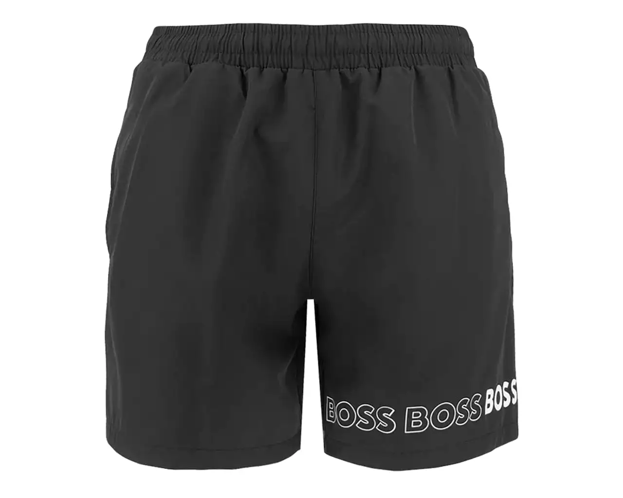 Hugo Boss Dolphin 50469590 Logo Swim Shorts Black