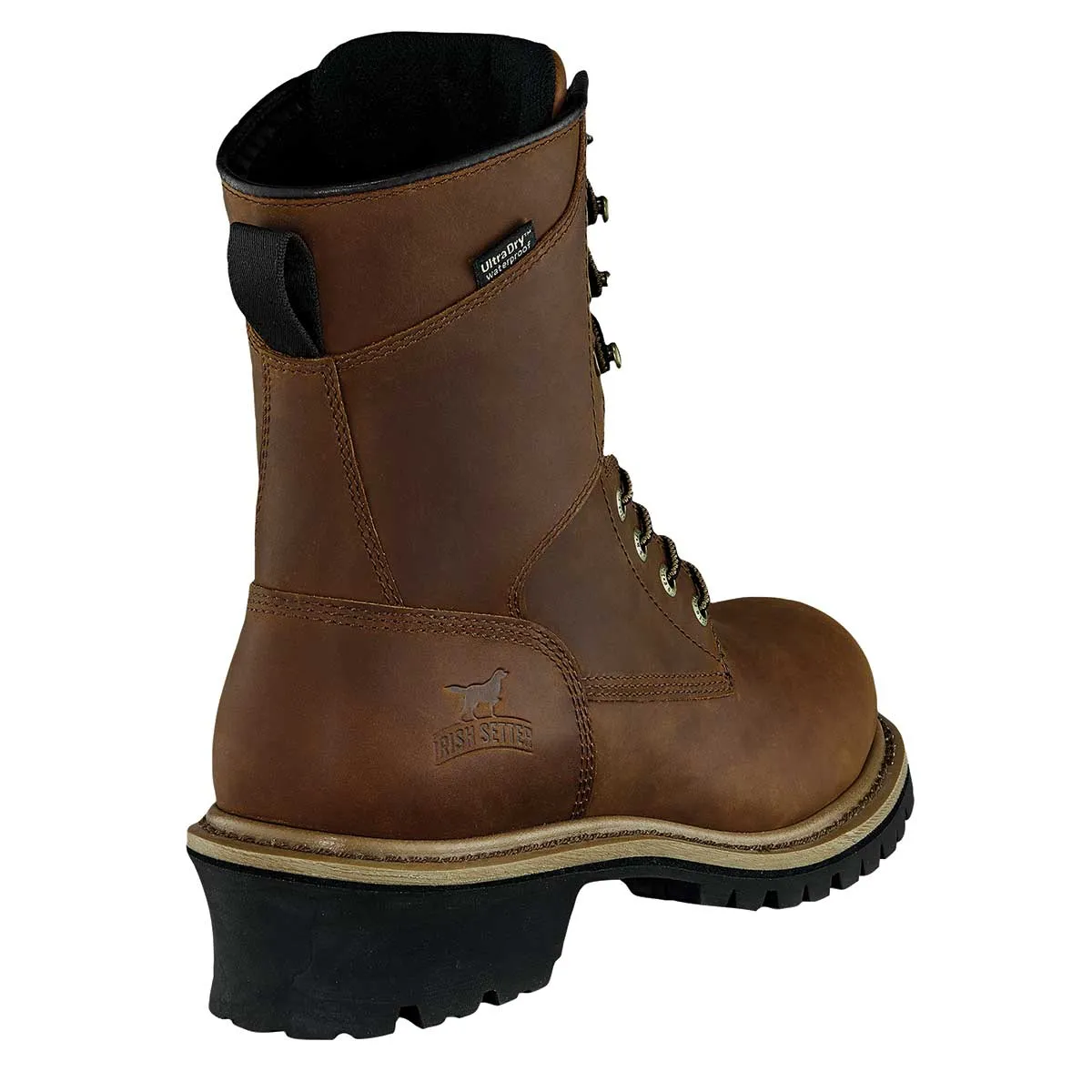 Irish Setter Men's 8 Safety Toe Mesabi Logger Boots