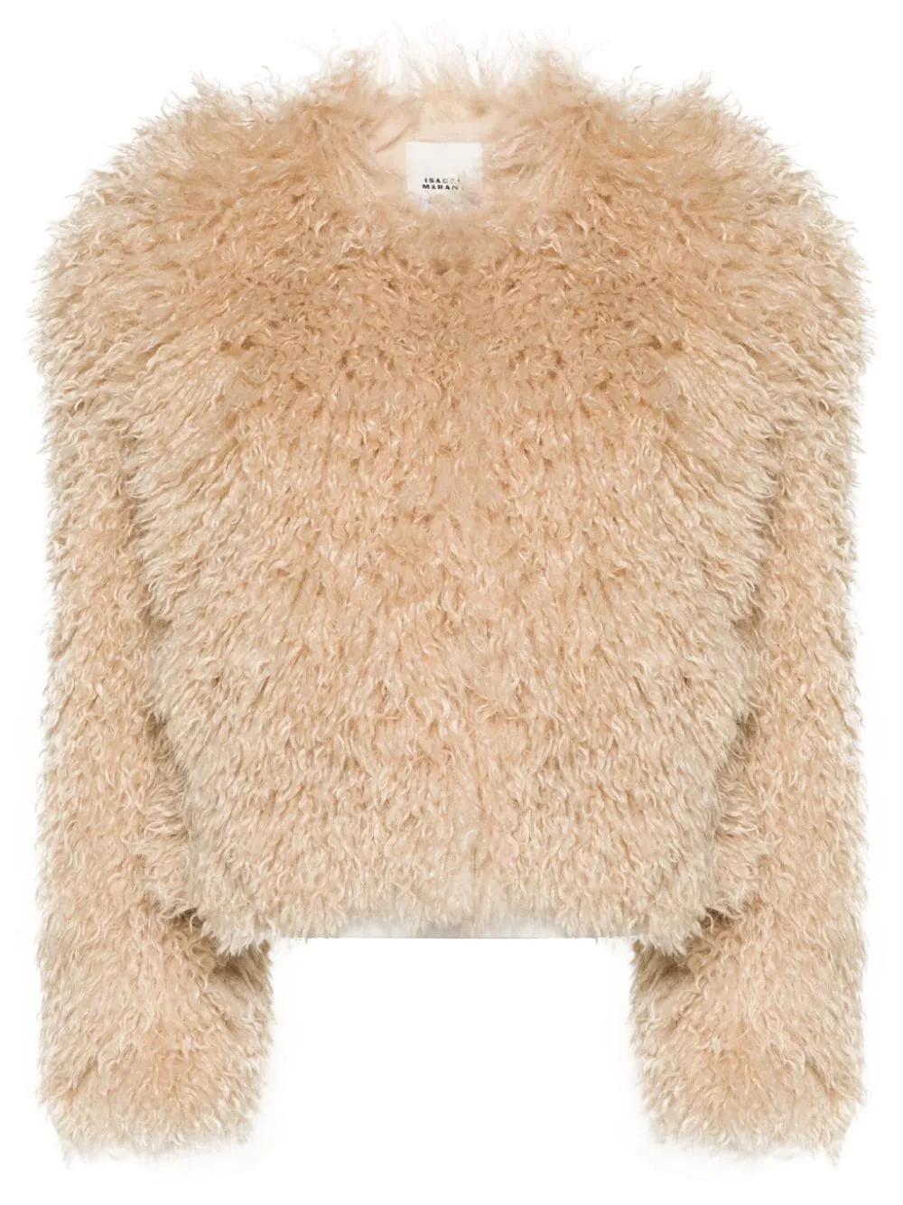 ISABEL MARANT Ecru Elegance Mini Outerwear Jacket