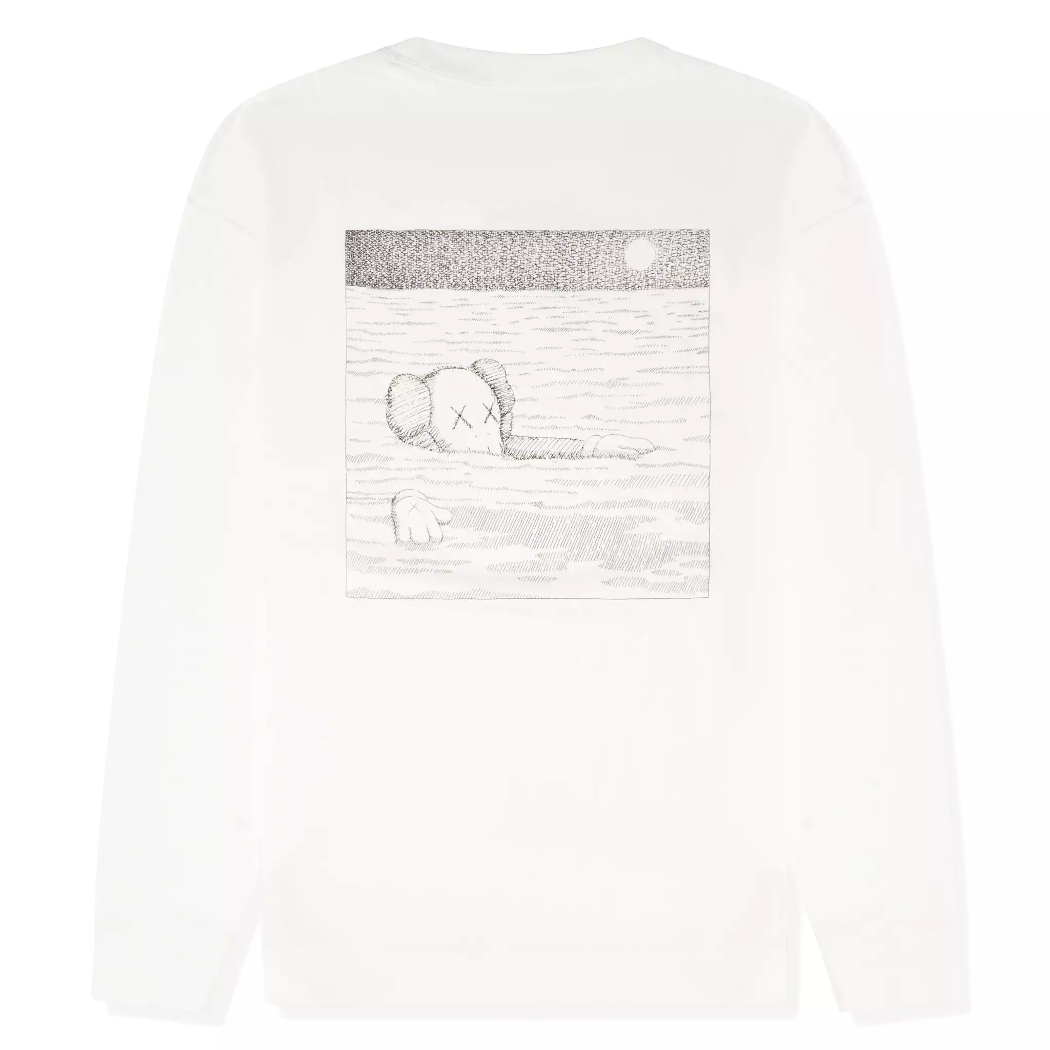 Kaws x Uniqlo UT Graphic White Sweatshirt