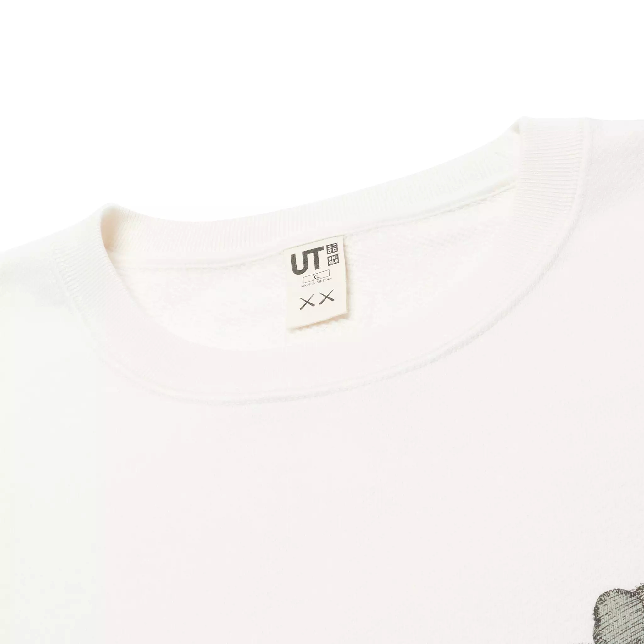 Kaws x Uniqlo UT Graphic White Sweatshirt