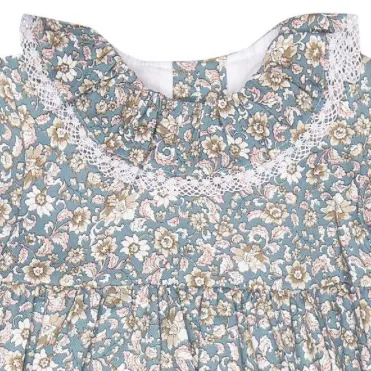 La Coqueta Liberty Print Dress With Collar: 18 Months (Brand New)