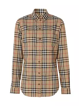 Lapwing Burberry shirt in cotton with vintage check pattern