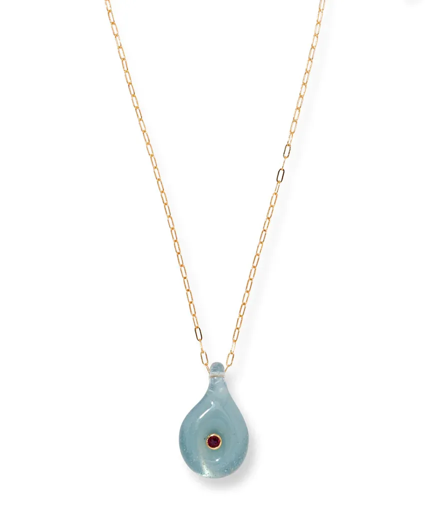 Lizzie Fortunato Muse Pendant Necklace in Rain