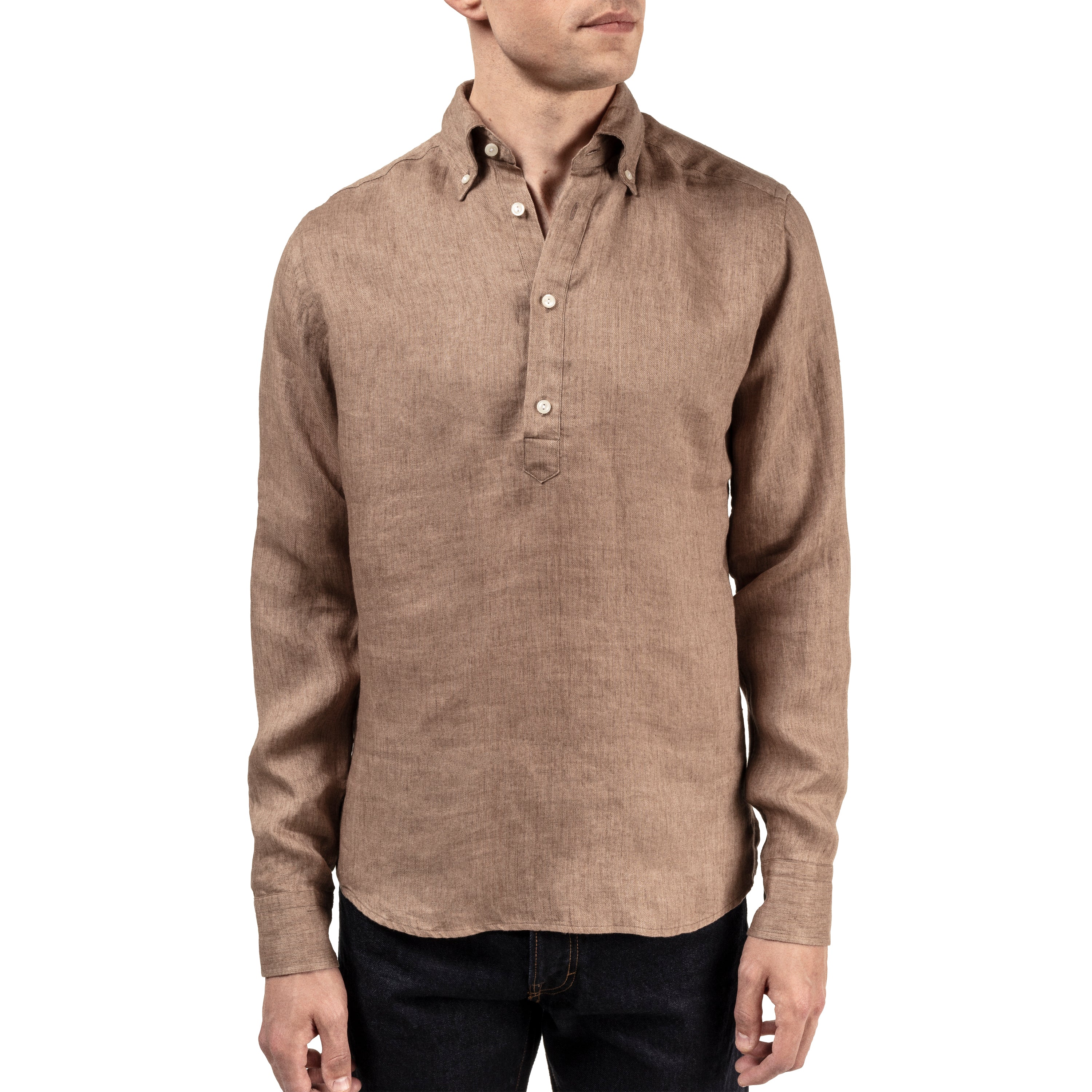 Luxe Linen Popover Shirt