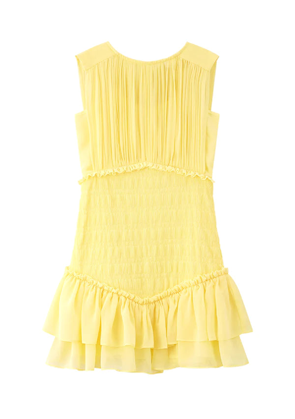 Marlo Kids Willow Dress - Lemon