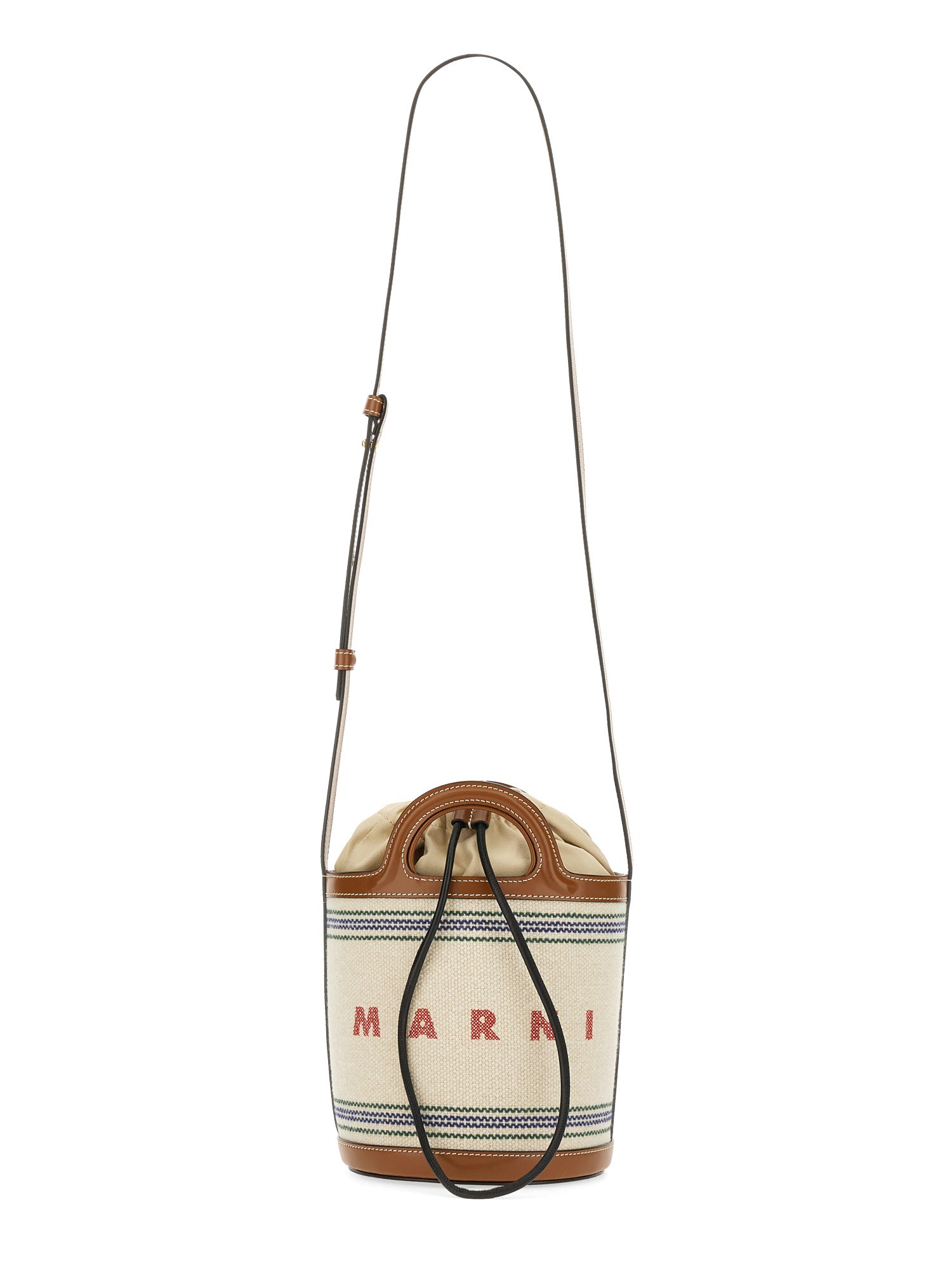 MARNI    SMALL TROPICALIA BAG IN COTTON CANVAS