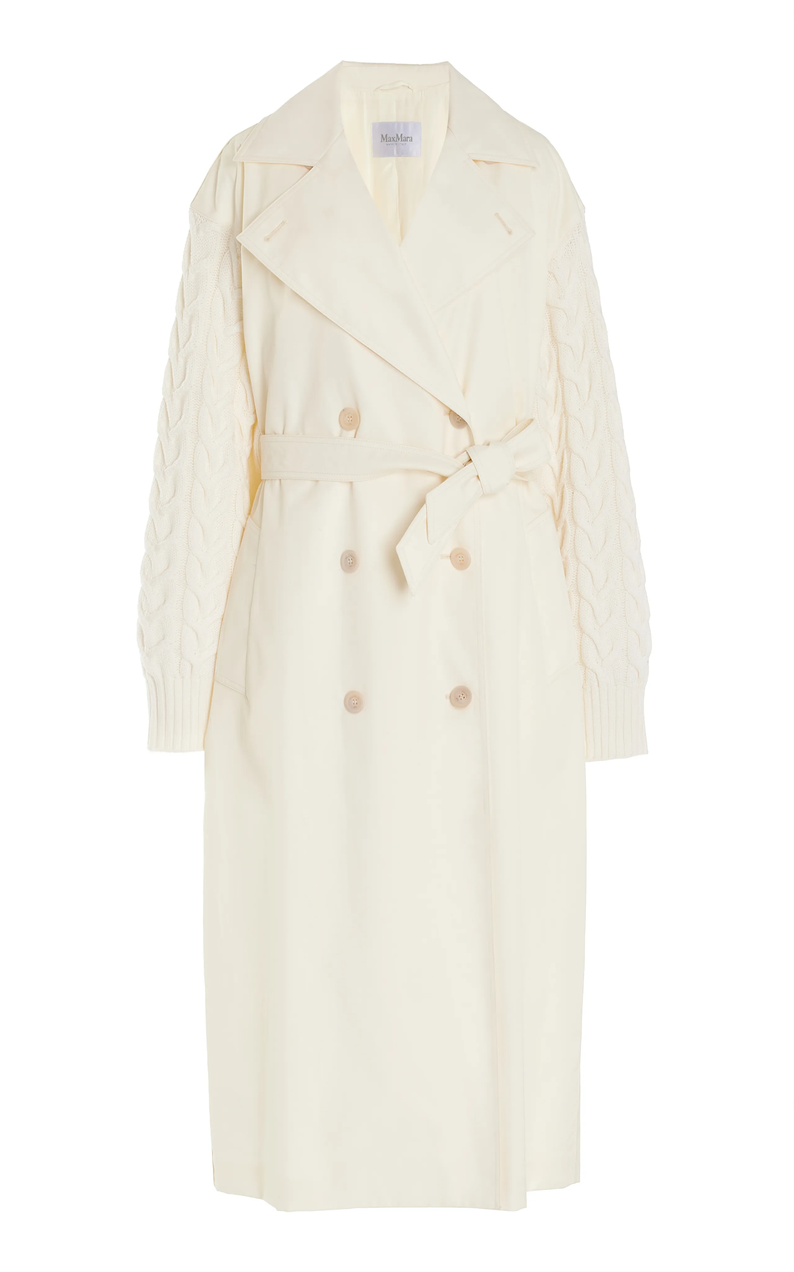 Max Mara Cicladi Wool-Cotton Overcoat