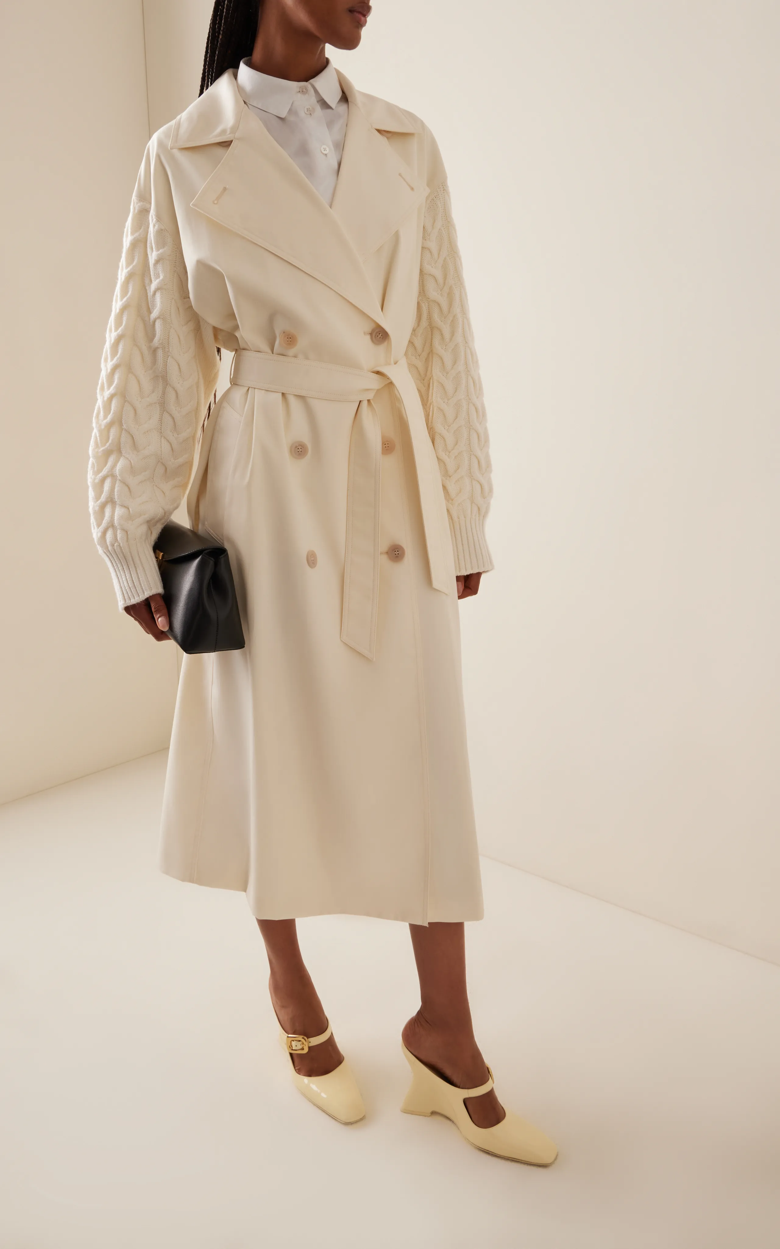 Max Mara Cicladi Wool-Cotton Overcoat