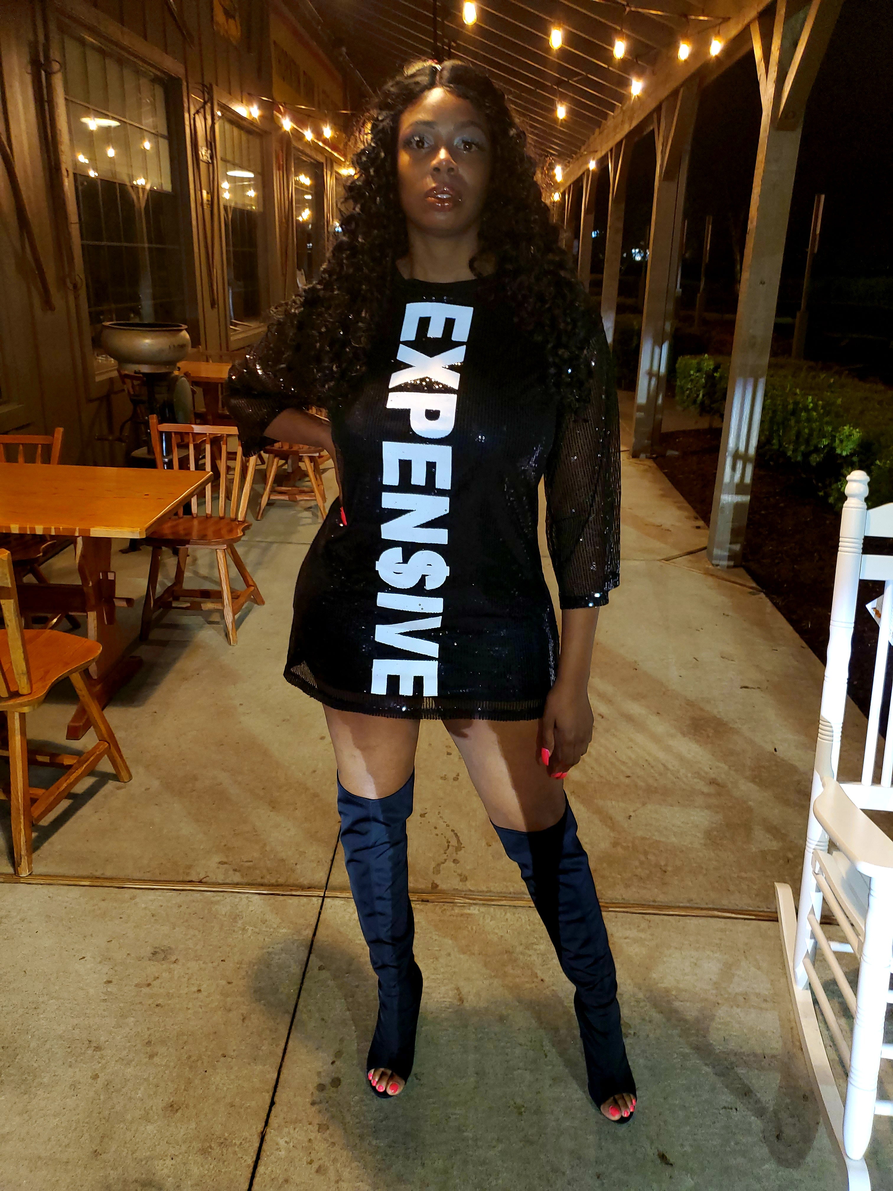 Ms. Expensive Dress (Black)