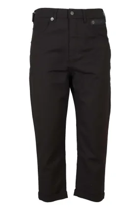 Neil Barrett Logo Detailed Flared Cropped Pants