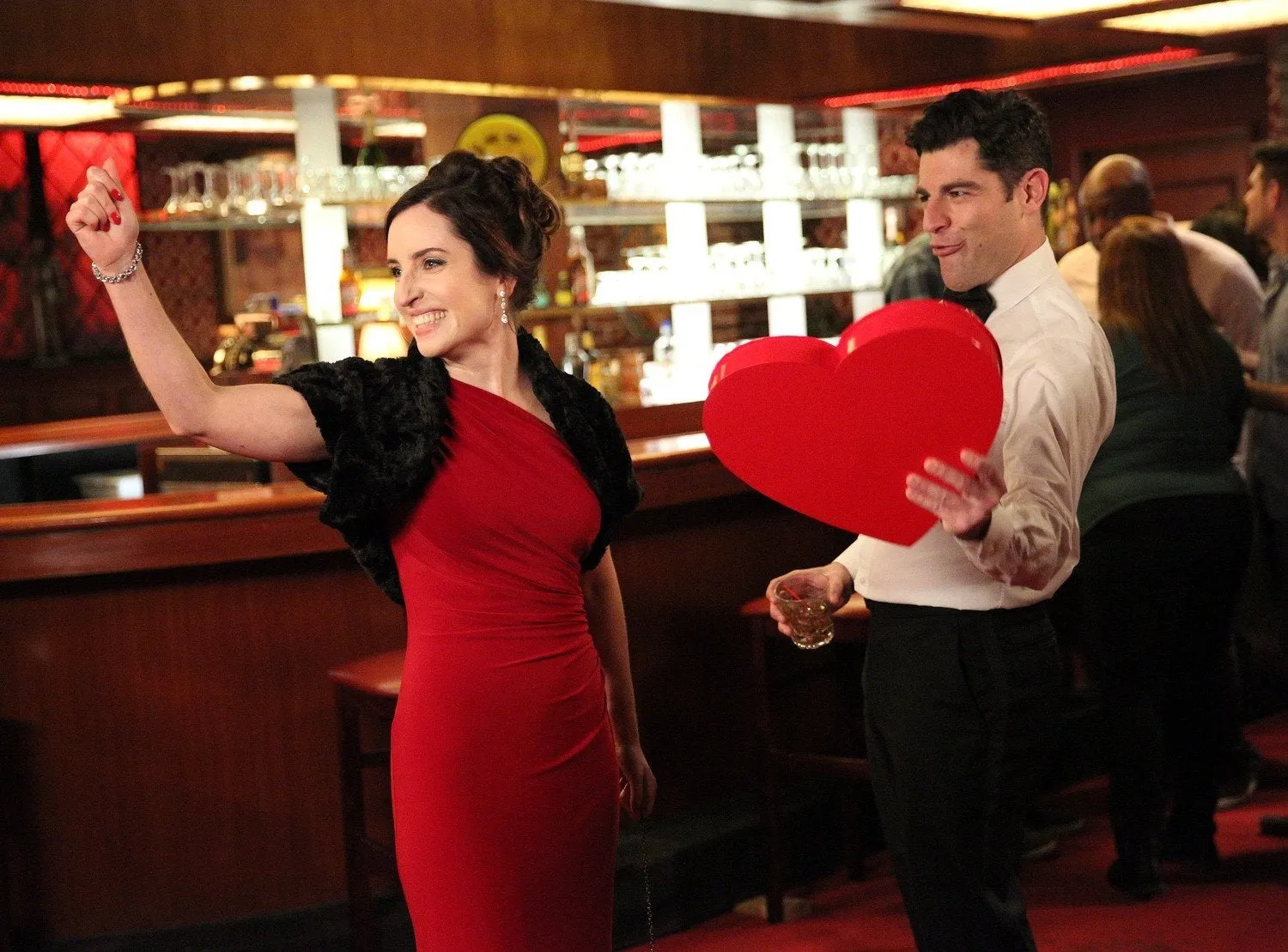 NEW GIRL: Schmidt's Valentine's Day (Ep. 415) Tuxedo Shirt and Bow Tie